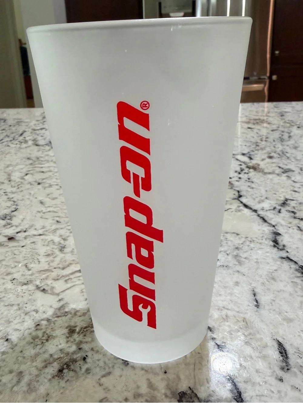 Snap-On Tools Frosted Pint Glass
